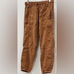 Anthropologie Byron Utility  Street Jogger w/Embellished Seam.   Size XS